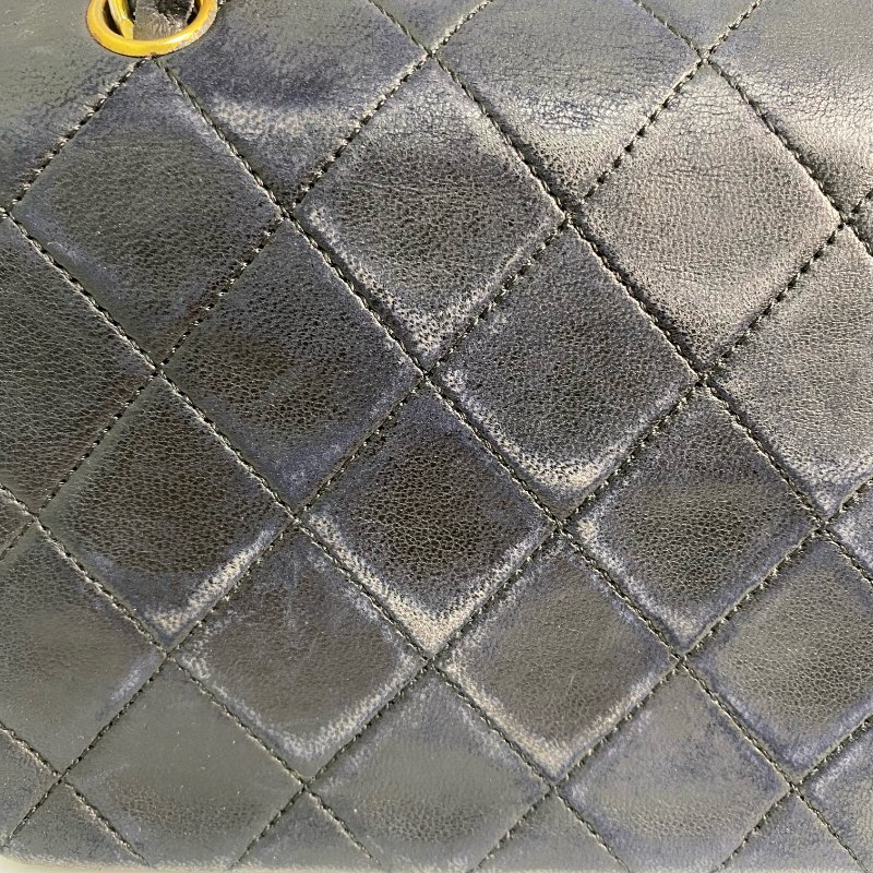 △ Chanel 香奈兒 20CM Black Lambskin Gold Tone Metal Mini Classic Flap Chain Shoulder Bag No.1 20CM黑色小羊皮金色金屬鎖鏈肩背袋No.1 - 257015584-12
