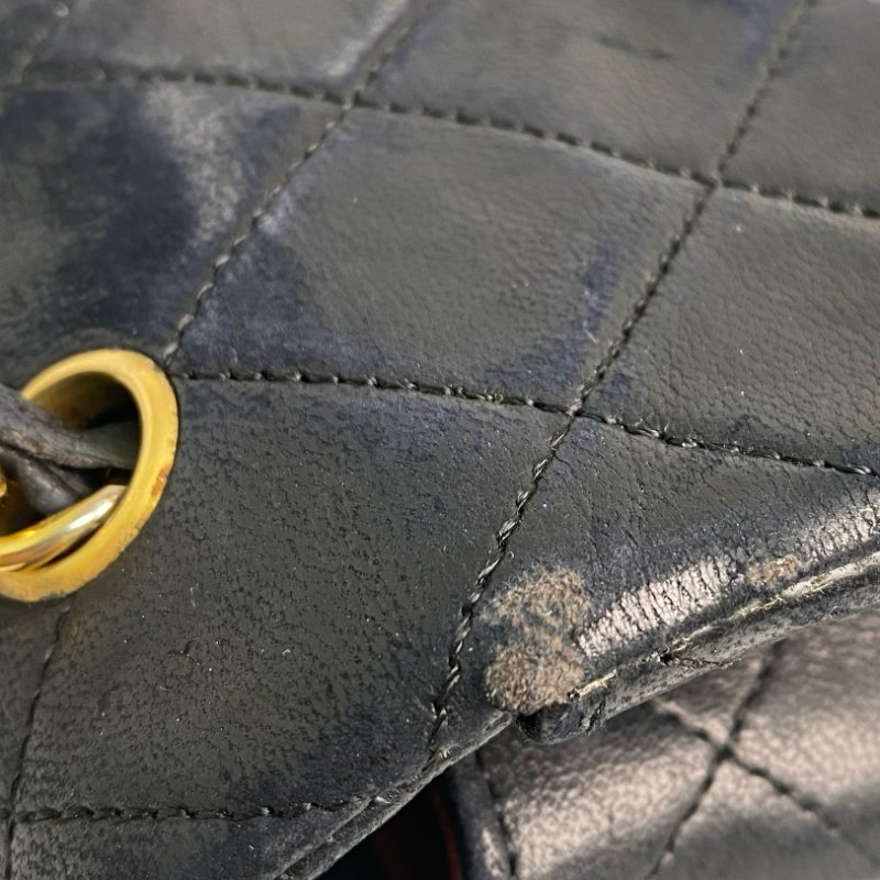 △ Chanel 香奈兒 20CM Black Lambskin Gold Tone Metal Mini Classic Flap Chain Shoulder Bag No.1 20CM黑色小羊皮金色金屬鎖鏈肩背袋No.1 - 257015584-15