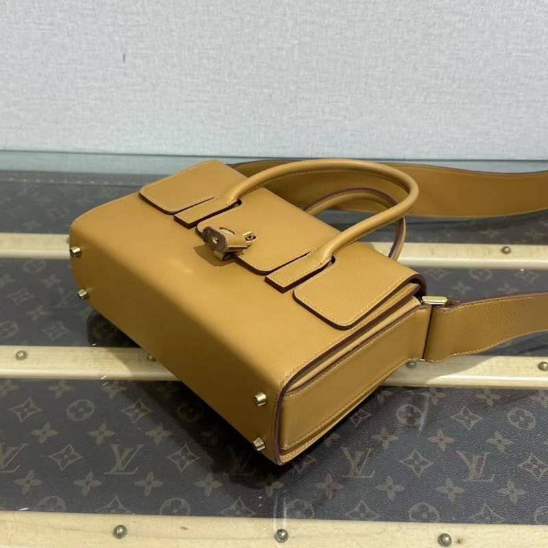 ✨HERMES 芝麻色金扣New drag 22 2s 手提斜背包 22*15*8 99新配件塵袋購證-4