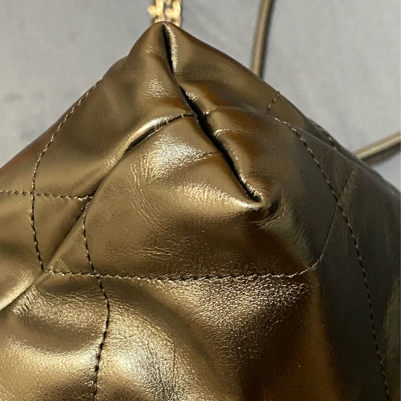 Chanel 22 bag mini 黑銀 垃圾袋 法國總店白盒子-3