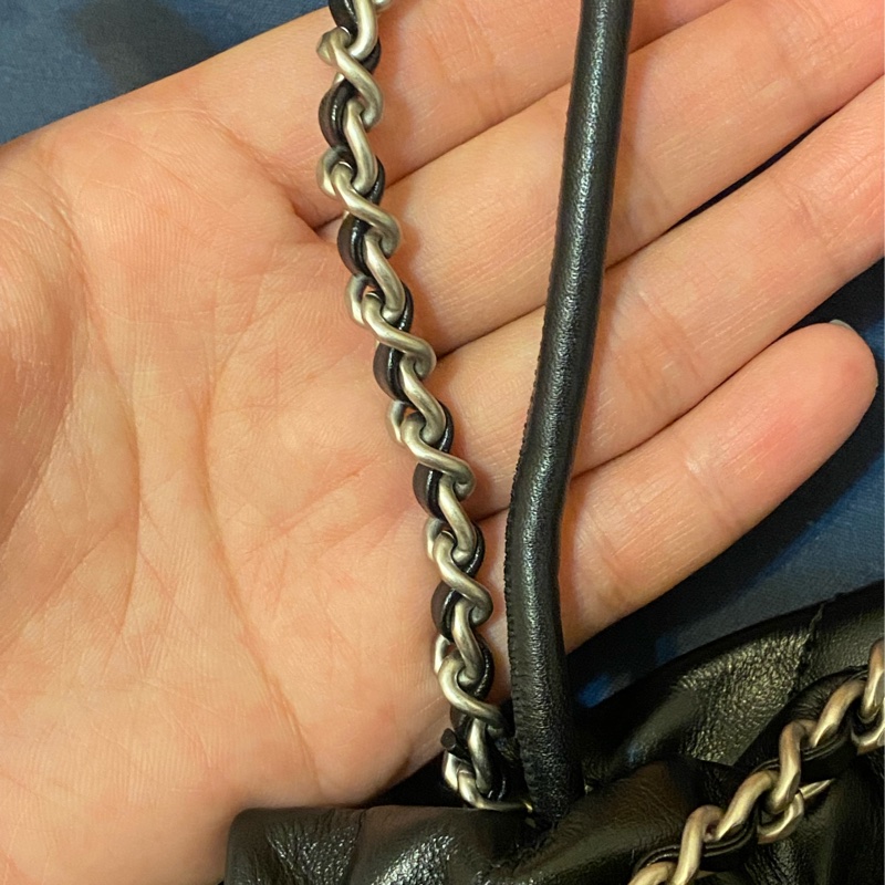 Chanel 22 bag mini 黑銀 垃圾袋 法國總店白盒子-10