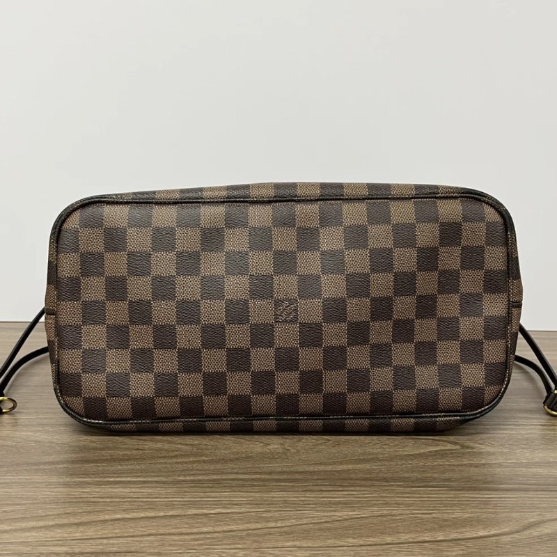 LV 棕棋盤Neverfull中號子母手提袋31*28*14 98新配件塵袋-3