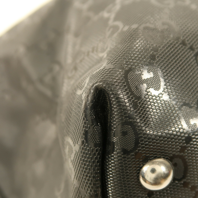 GUCCI PVC Shoulder Bag銀扣肩背袋-6