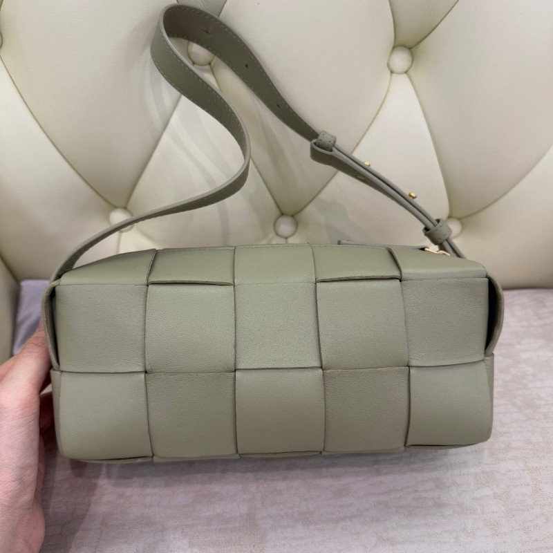 葆蝶家BV brick cassette 綠色肩背包 手提包-8