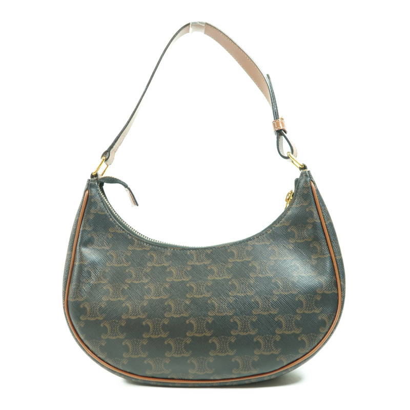 CELINE 塗層帆布Ava金扣肩背袋-1