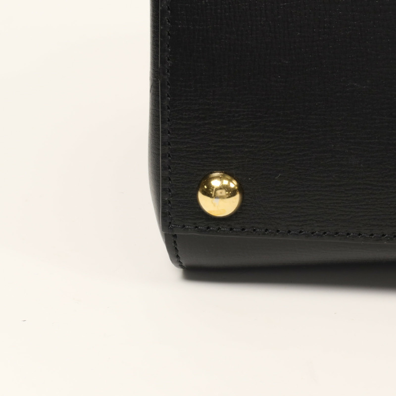 GUCCI 牛皮皮革Horsebit 1955金扣手挽肩背兩用袋-16