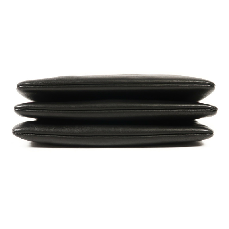 CELINE 羊皮皮革Trio金扣肩背袋-3