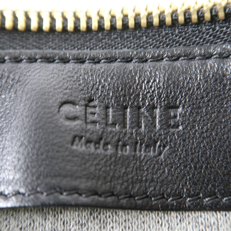 CELINE 羊皮皮革Trio金扣肩背袋-5