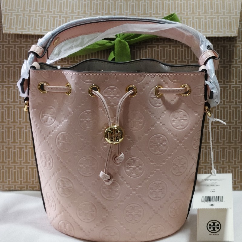 全新全皮新款非舊款Tory Buch迷你水桶包-1