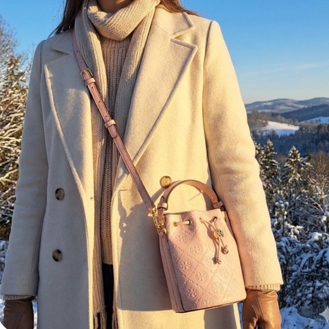 全新全皮新款非舊款Tory Buch迷你水桶包