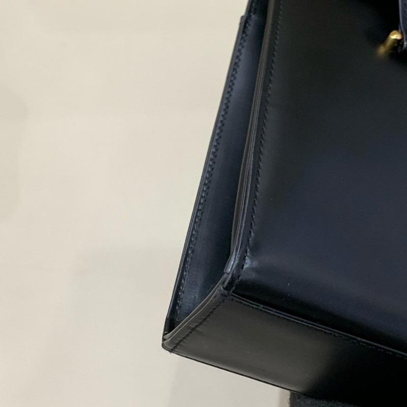Givenchy紀梵希 經典黑金中古手提包公文包 尺寸28*20cm-17
