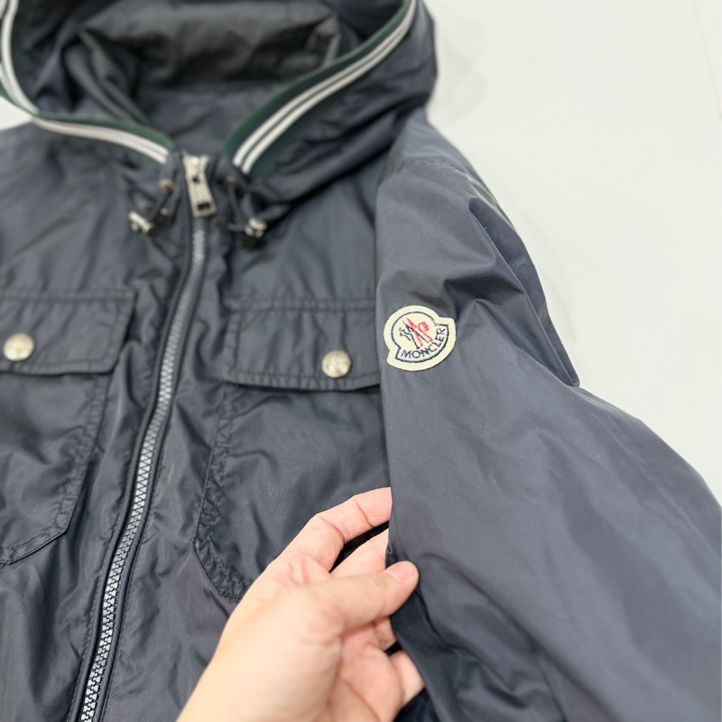 moncler 海軍藍 深藍 連帽外套 風衣外套 夾克 防風外套 外套-13