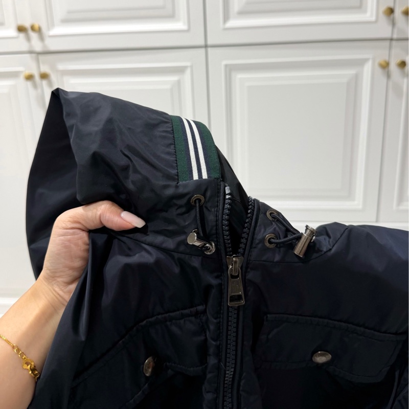 moncler 海軍藍 深藍 連帽外套 風衣外套 夾克 防風外套 外套-12
