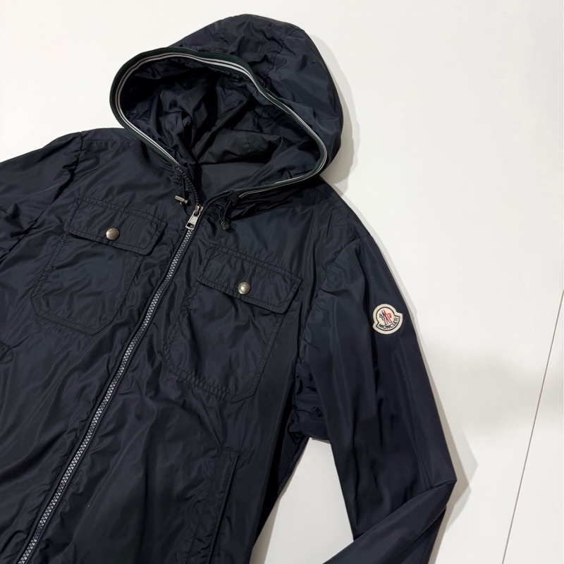 moncler 海軍藍 深藍 連帽外套 風衣外套 夾克 防風外套 外套-13