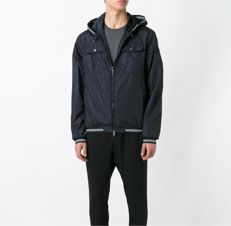 moncler 海軍藍 深藍 連帽外套 風衣外套 夾克 防風外套 外套-6