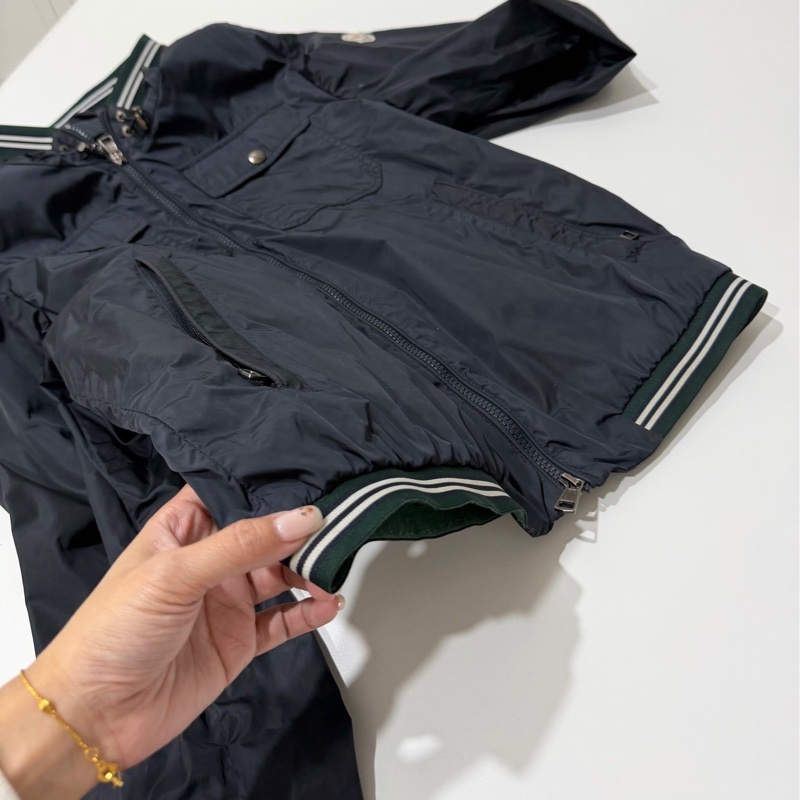 moncler 海軍藍 深藍 連帽外套 風衣外套 夾克 防風外套 外套-9