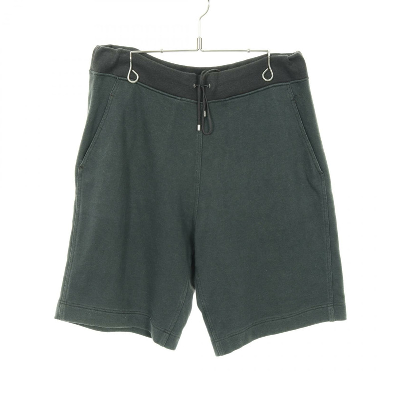 愛馬仕男士綠色棉質短褲（二手，M碼）-0