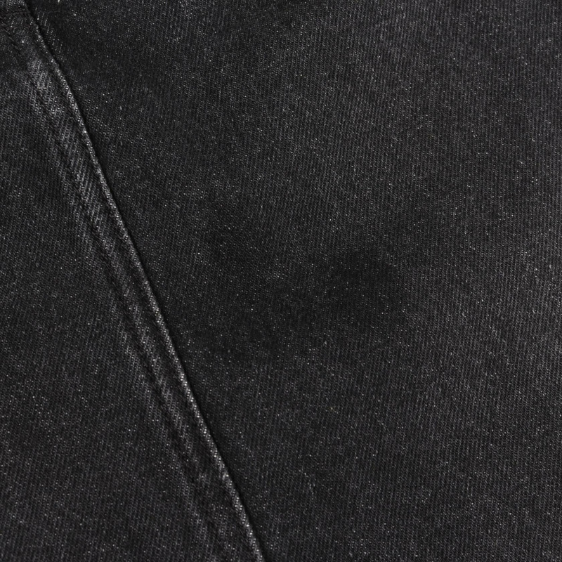 PRADA 三角形標誌牛仔鉛筆裙 棉質 黑色 36 號 二手 女款-6