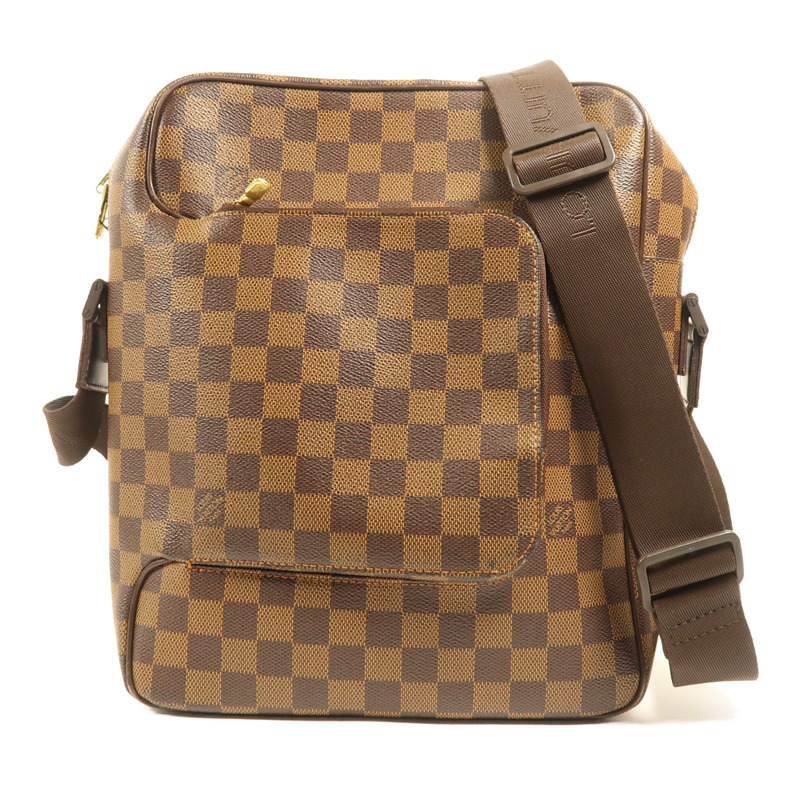 LOUIS VUITTON Damier Olaf MM金扣肩背袋-0