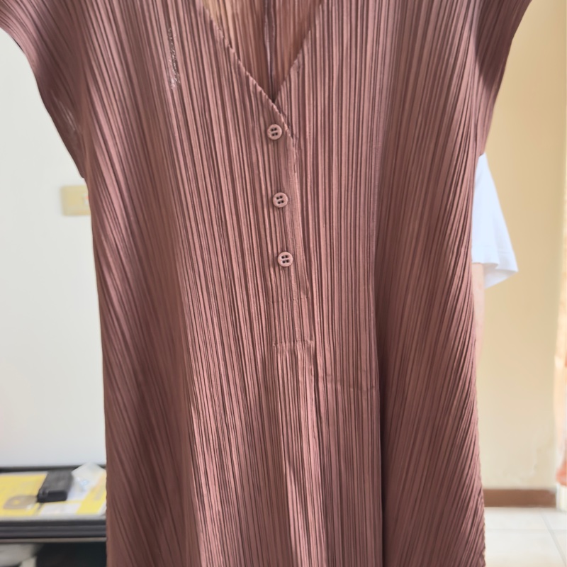 三宅ㄧ生P.P無袖洋裝（背心裙）4號二手-1