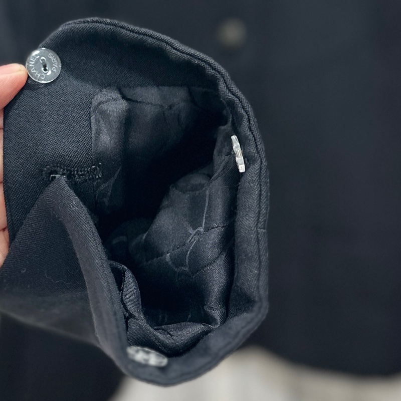 CHANEL 香奈兒 黑色 立領 西外 西裝外套 夾克 外套-21