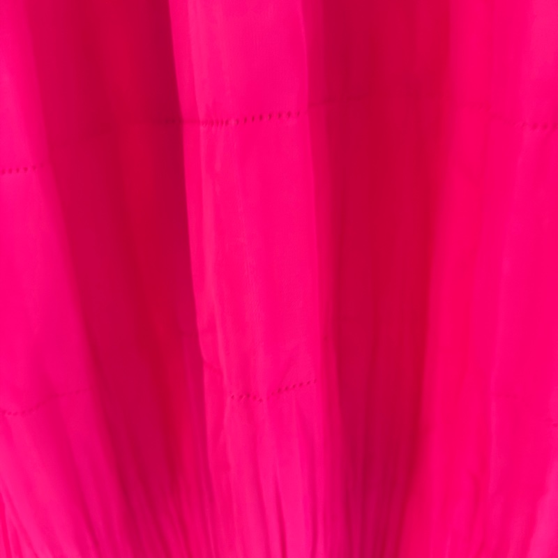 三宅ㄧ生P.P 粉桃紅拉鏈有領雙層外套3號二手-3