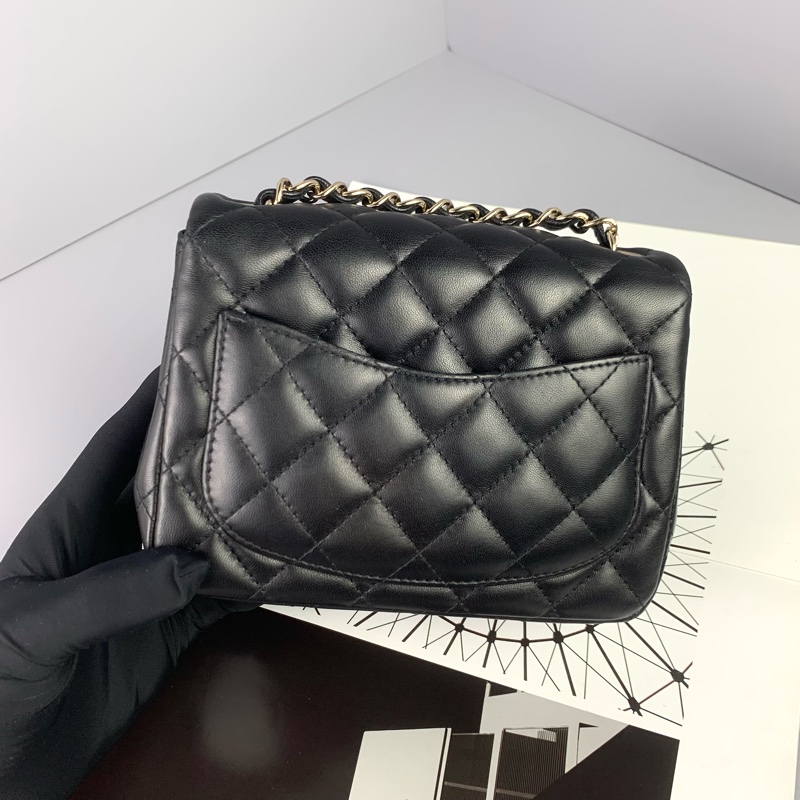 ◻️Chanel黑色淡金方胖子-芯片款-2