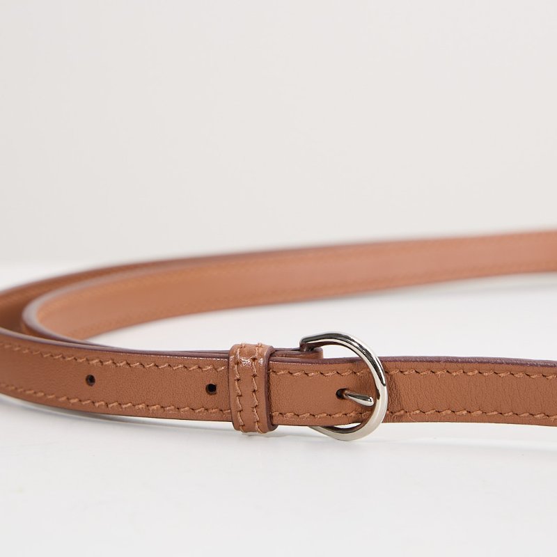 Hermès mini 2424 金棕銀扣B刻-13