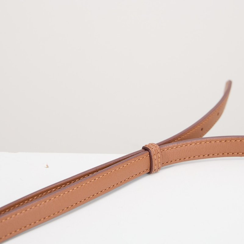 Hermès mini 2424 金棕銀扣B刻-15