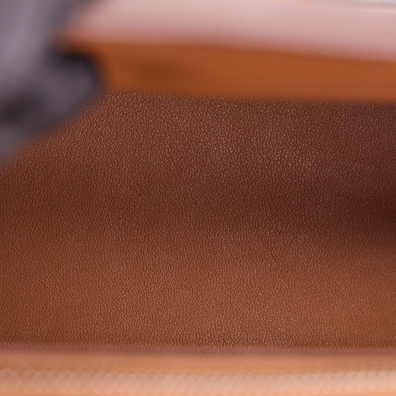 Hermès mini 2424 金棕銀扣B刻-24