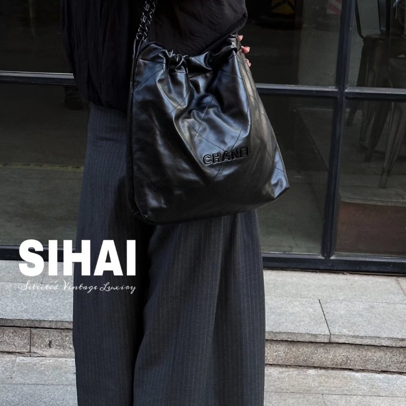 CHANEL 22 Bag - 小號so black-1