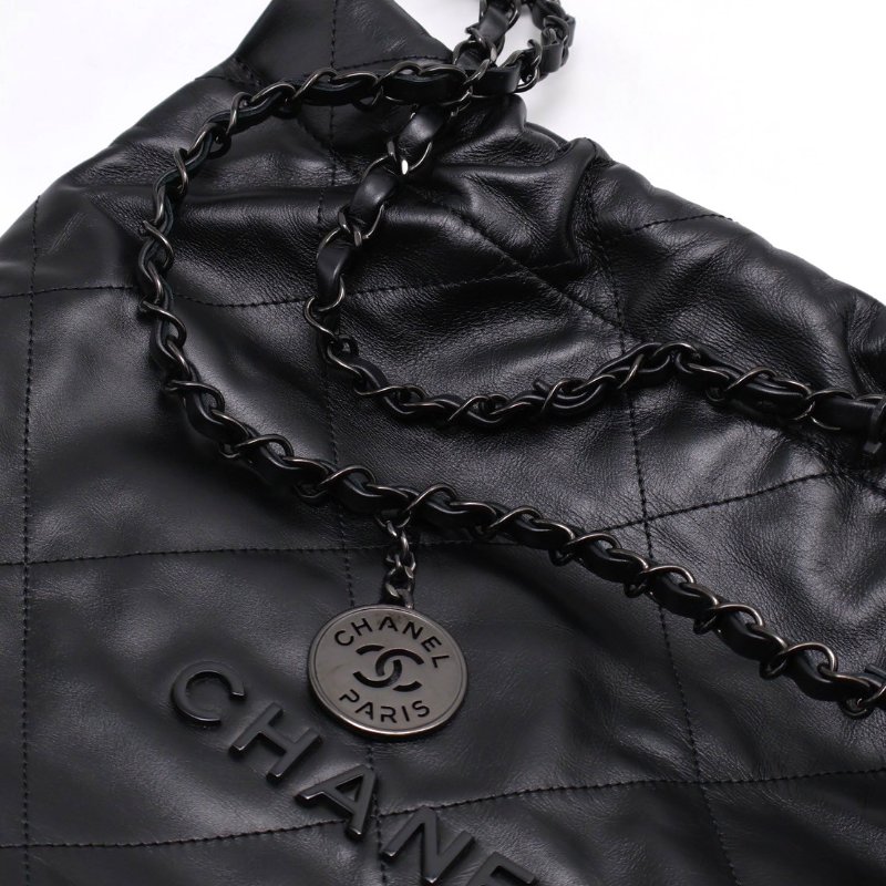 CHANEL 22 Bag - 小號so black-5