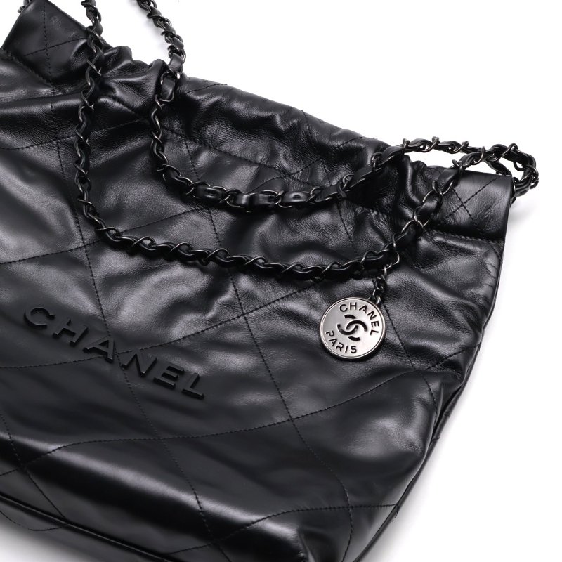 CHANEL 22 Bag - 小號so black-6