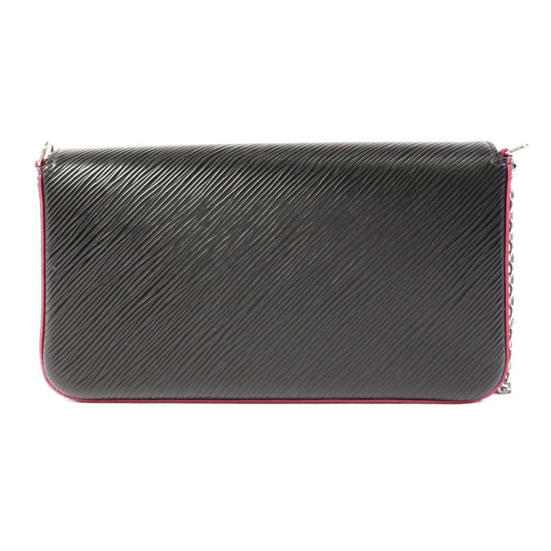 LOUIS VUITTON 【激減優惠】Epi Pochette Felicie銀扣鏈帶肩背袋-1