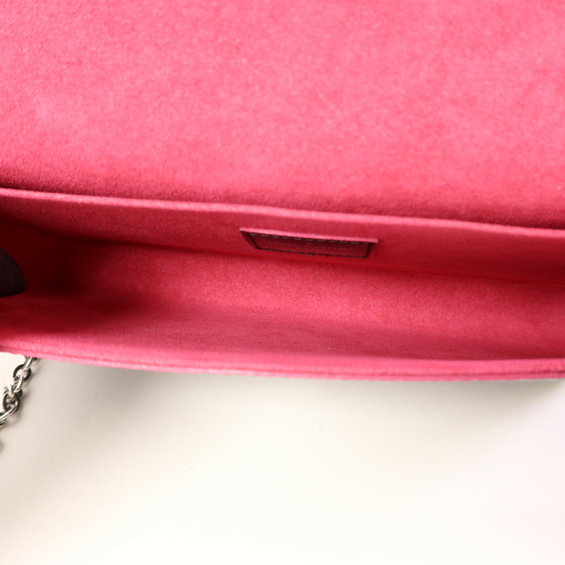 LOUIS VUITTON 【激減優惠】Epi Pochette Felicie銀扣鏈帶肩背袋-5