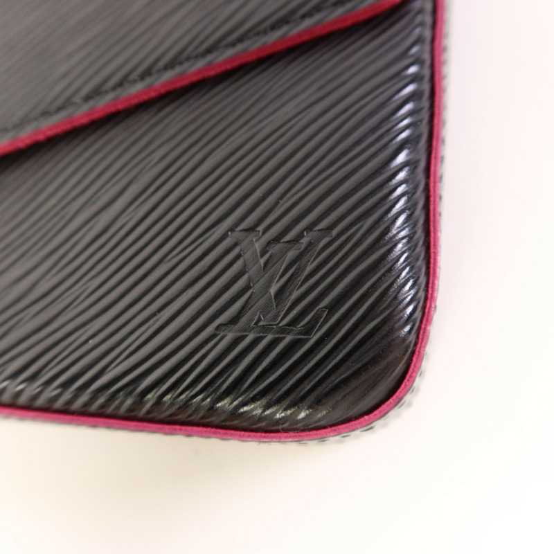 LOUIS VUITTON 【激減優惠】Epi Pochette Felicie銀扣鏈帶肩背袋-14