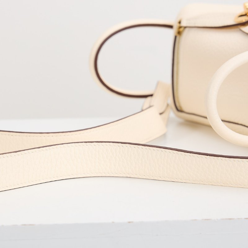 Hermès mini Lindy奶油白金扣-9