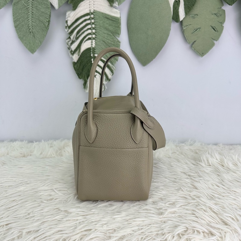 HERMES Lindy 26 鼠尾草綠色 Z Stamp 手提單肩包-2