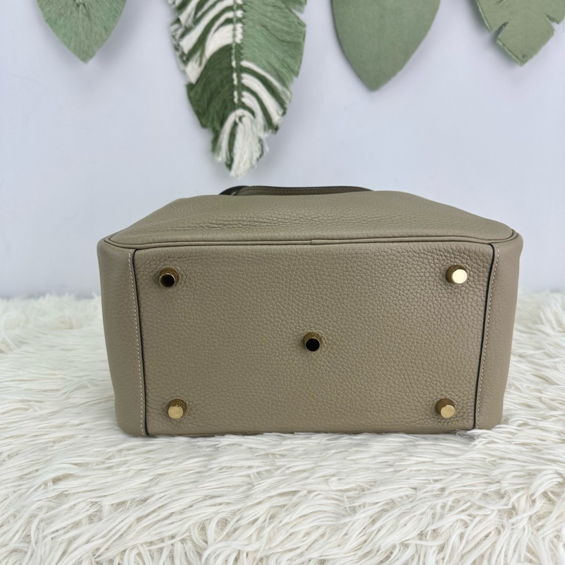 HERMES Lindy 26 鼠尾草綠色 Z Stamp 手提單肩包-5