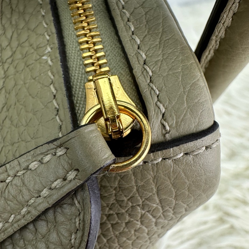 HERMES Lindy 26 鼠尾草綠色 Z Stamp 手提單肩包-10