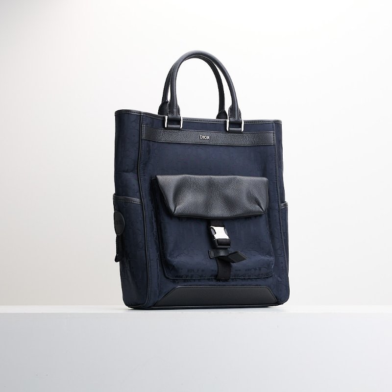 DIOR Oblique Mirage 男款手提斜背托特包-0