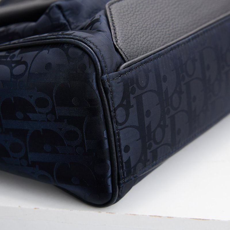 DIOR Oblique Mirage 男款手提斜背托特包-4