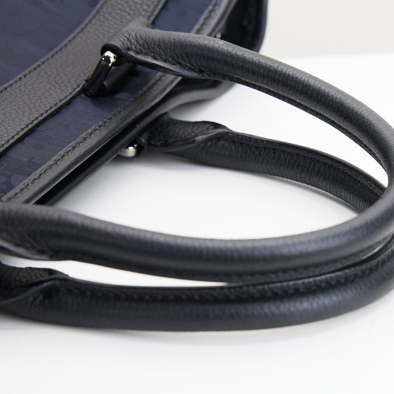 DIOR Oblique Mirage 男款手提斜背托特包-12