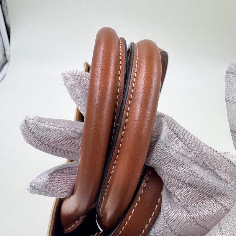 Celine / 賽琳 凱旋門花紋 红色 老花 mini Cabas 手袋-2