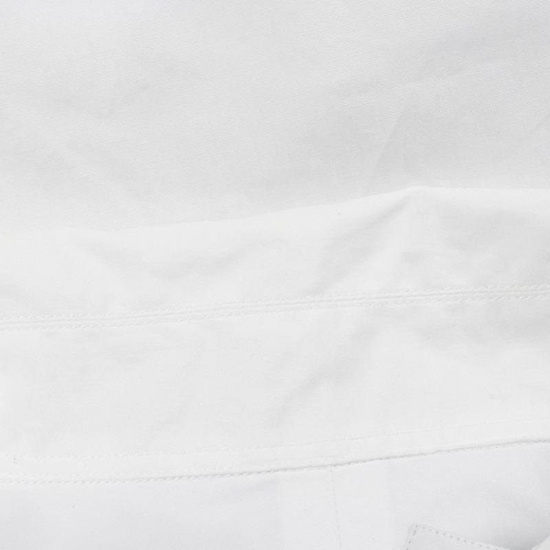 愛馬仕男士白色短袖棉質套頭衫(二手)#40-6