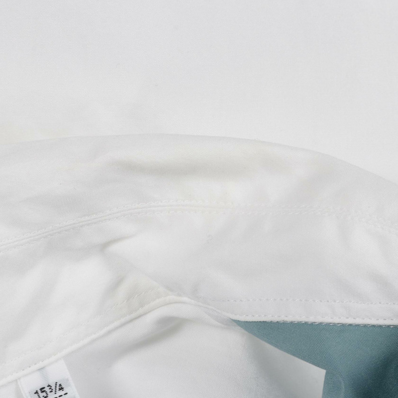 愛馬仕男士白色短袖棉質套頭衫(二手)#40-7