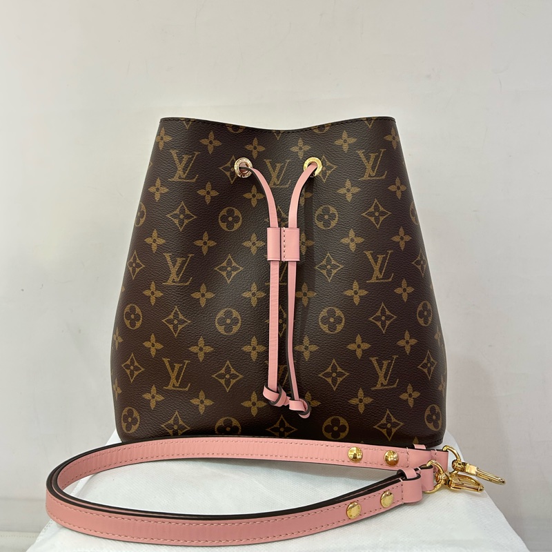 LV(M)內粉色水桶包-0