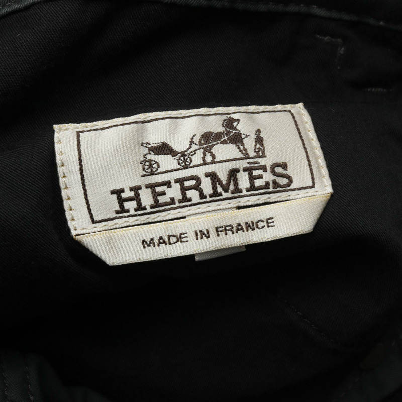 愛馬仕直筒牛仔褲，25SS棉質灰綠色，二手男款，40碼-2