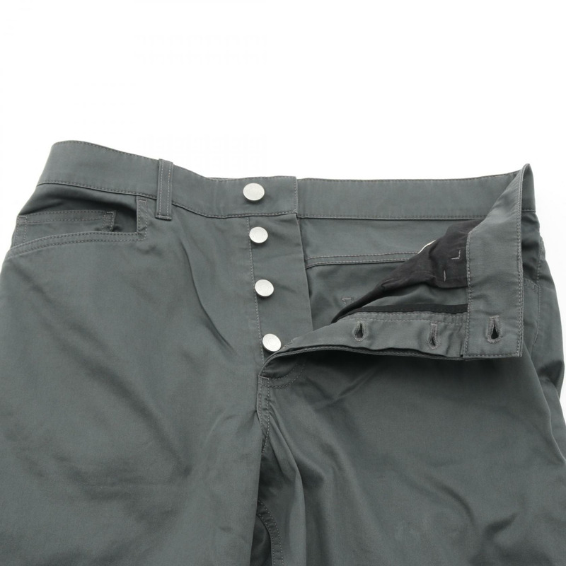 愛馬仕直筒牛仔褲，25SS棉質灰綠色，二手男款，40碼-4