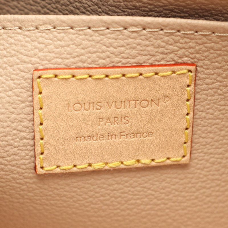 LOUIS VUITTON Pochette Cosmetic MM 包 M46579 Monogram 帆布 棕色 二手-3
